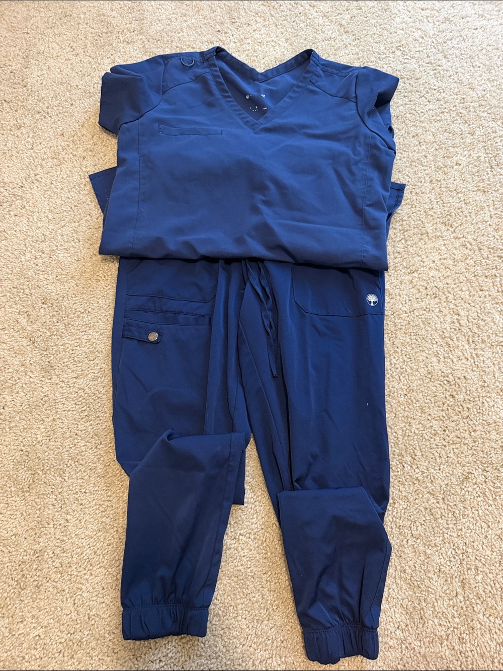 Navy scrubs